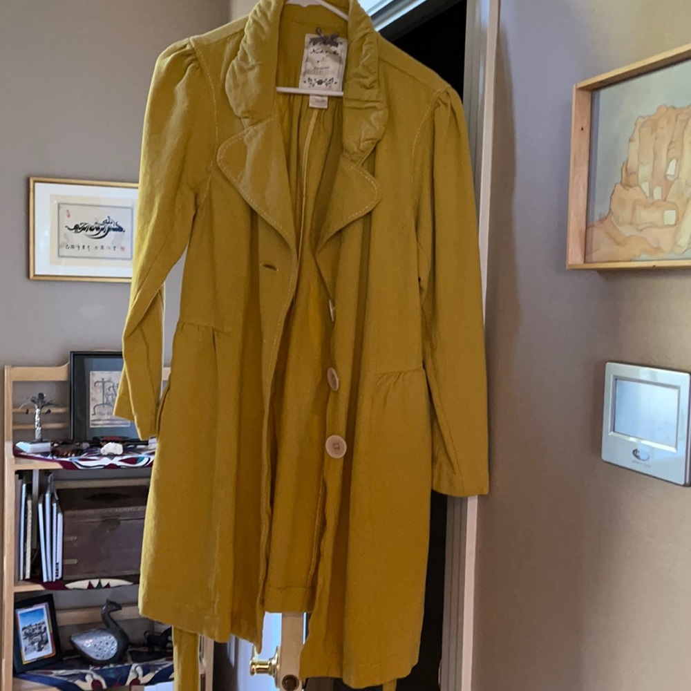 Beautiful Nick & Mo mustard yellow cotton jacket